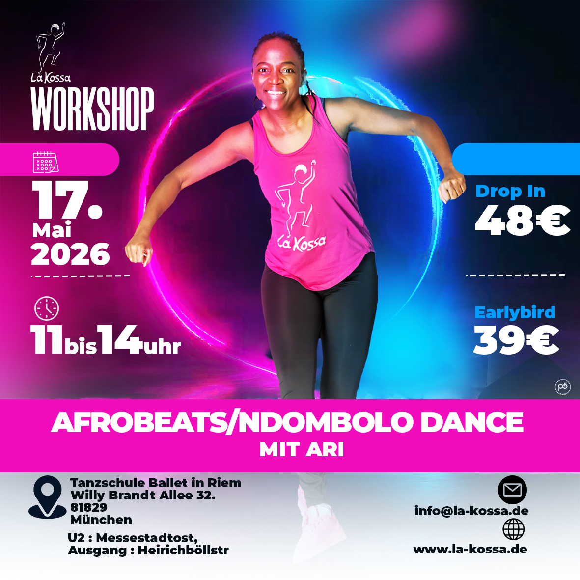 LA KOSSA WORKSHOPS 26 - AFROBEATS NDOMBOLO